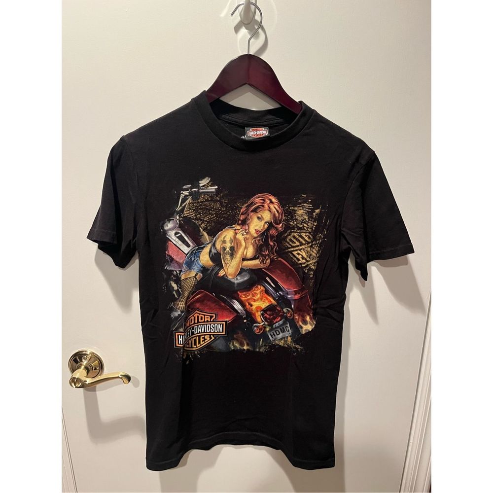 Harley-Davidson Motorcycles Black T-Shirt Size Small